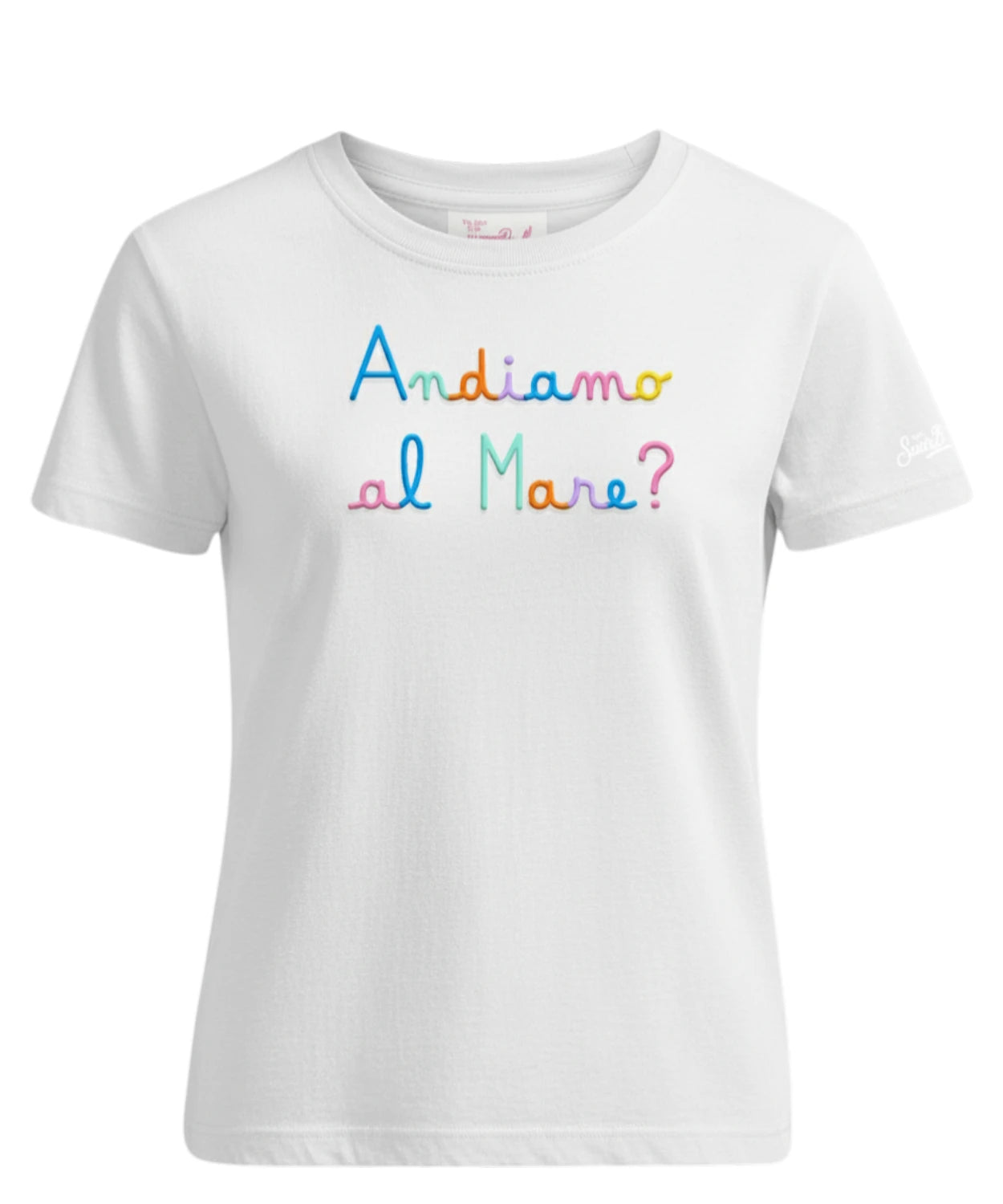 T-shirt Emilie MC2 Saint Barth avec broderie
