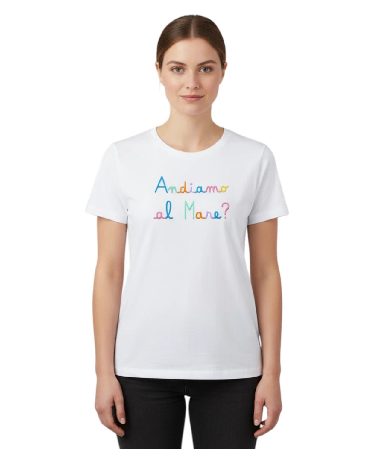 T-shirt Emilie MC2 Saint Barth avec broderie