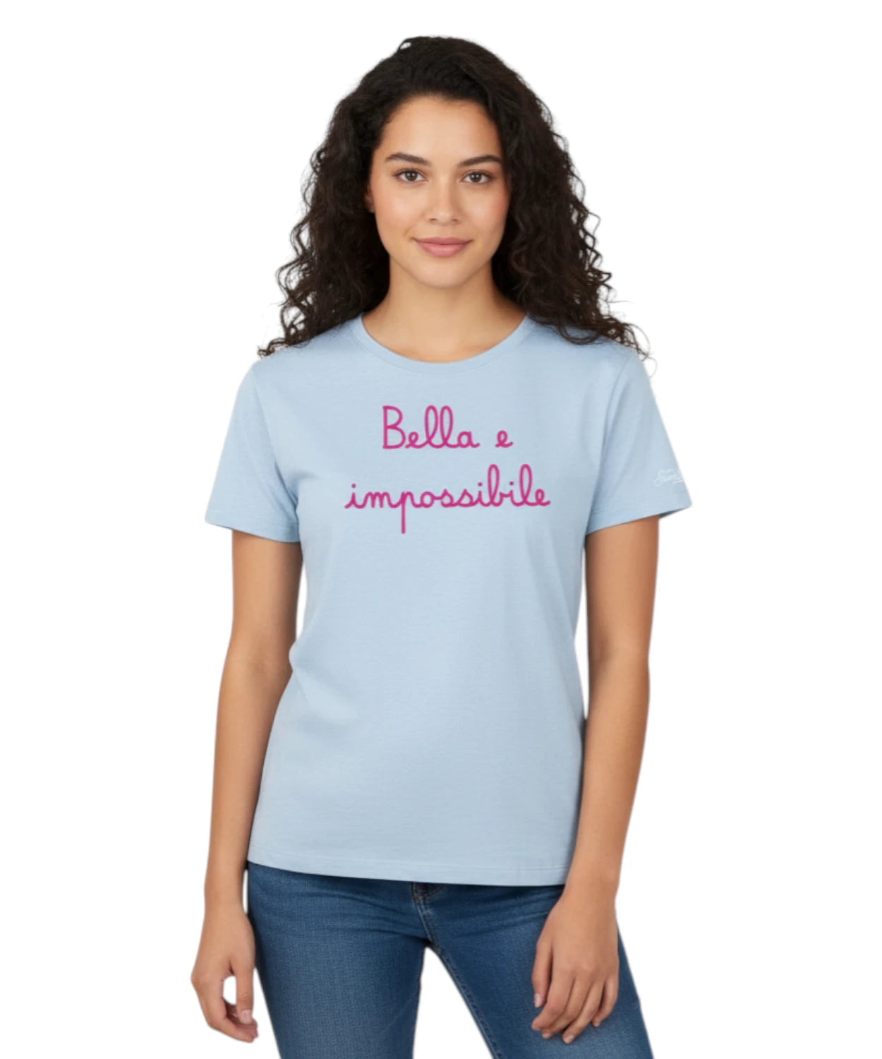 T-shirt Emilie MC2 Saint Barth avec broderie