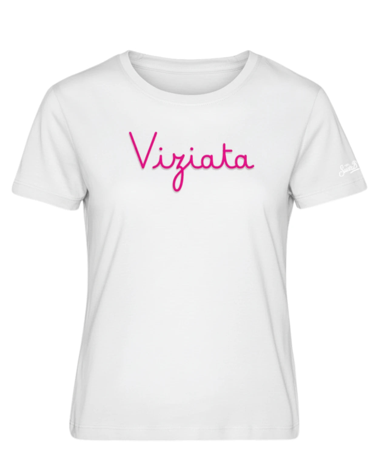 T-shirt Emilie MC2 Saint Barth avec broderie Viziata