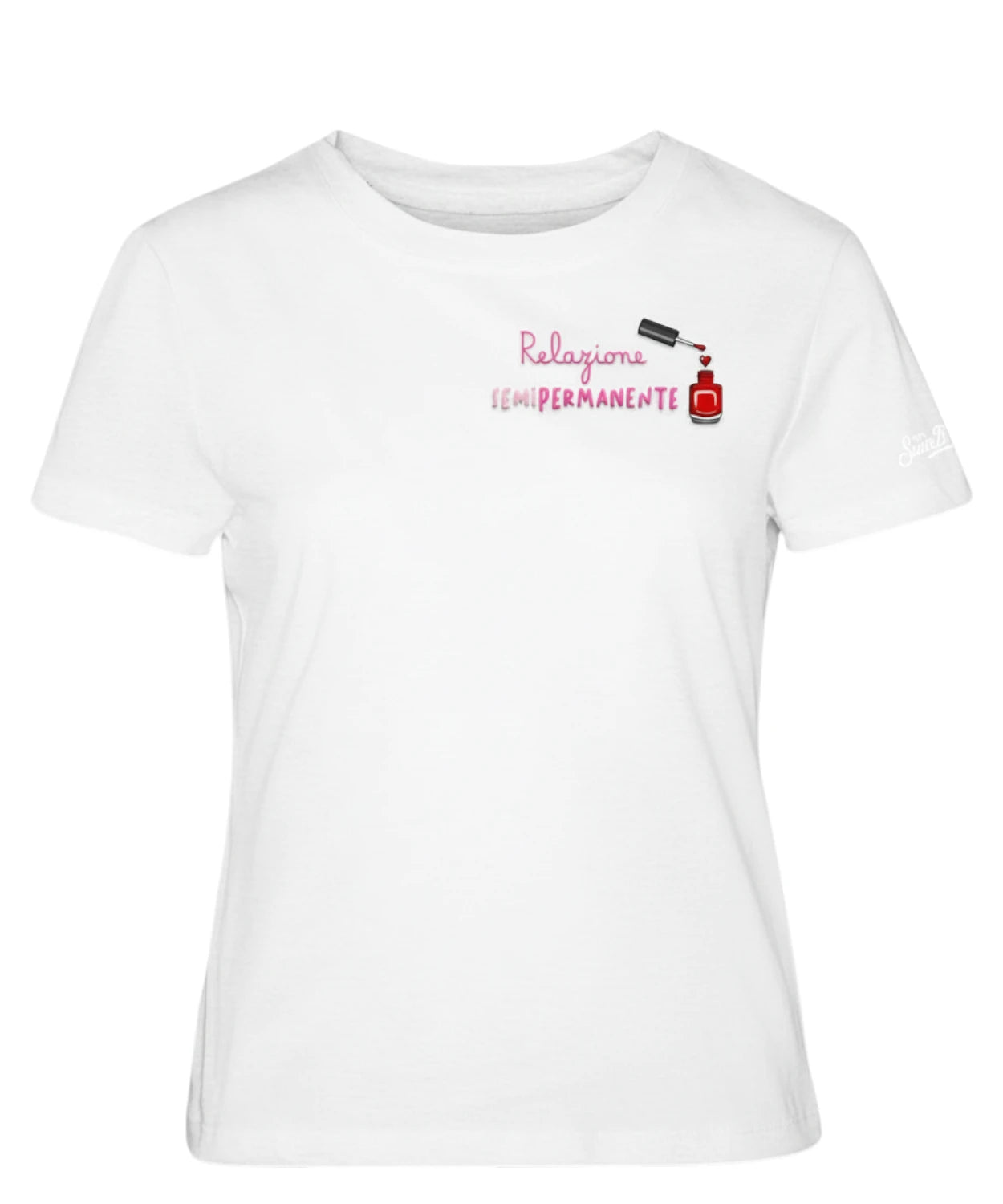 T-shirt Emilie MC2 Saint Barth avec broderie