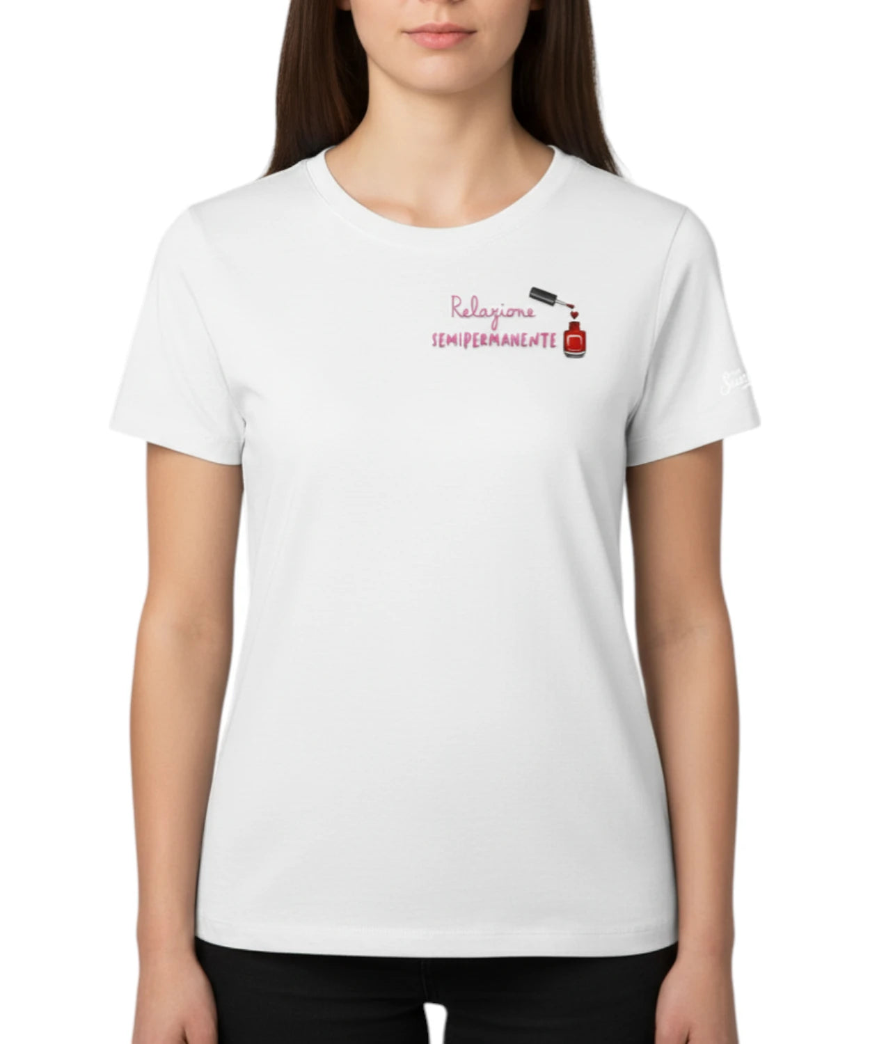 T-shirt Emilie MC2 Saint Barth avec broderie