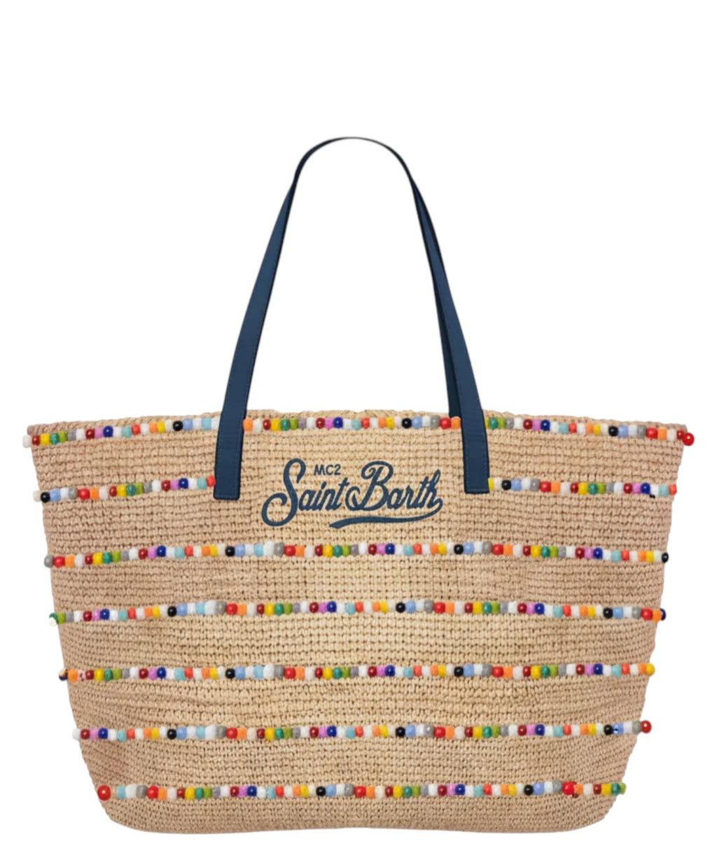 Sac MC2 Saint Barth en raphia pour la saison estivale