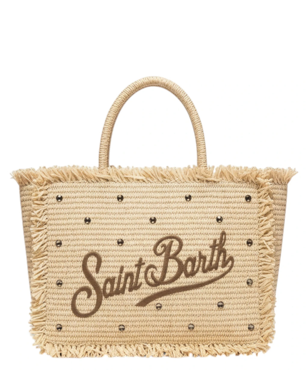 MC2 Saint Barth Vanity sac avec strass en raphia