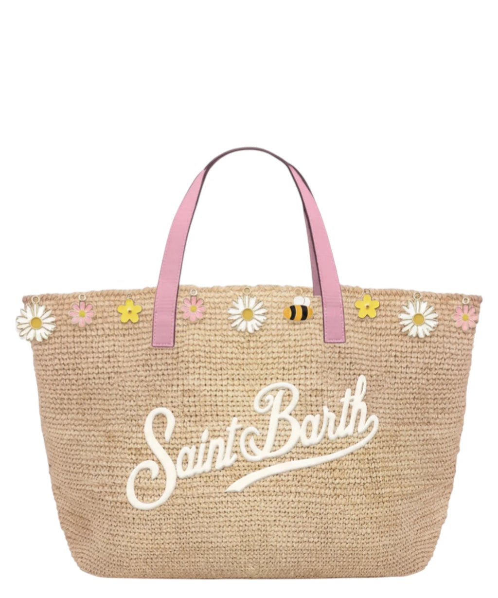 Borsa Estiva MC2 Saint Barth in Raffia con Charm