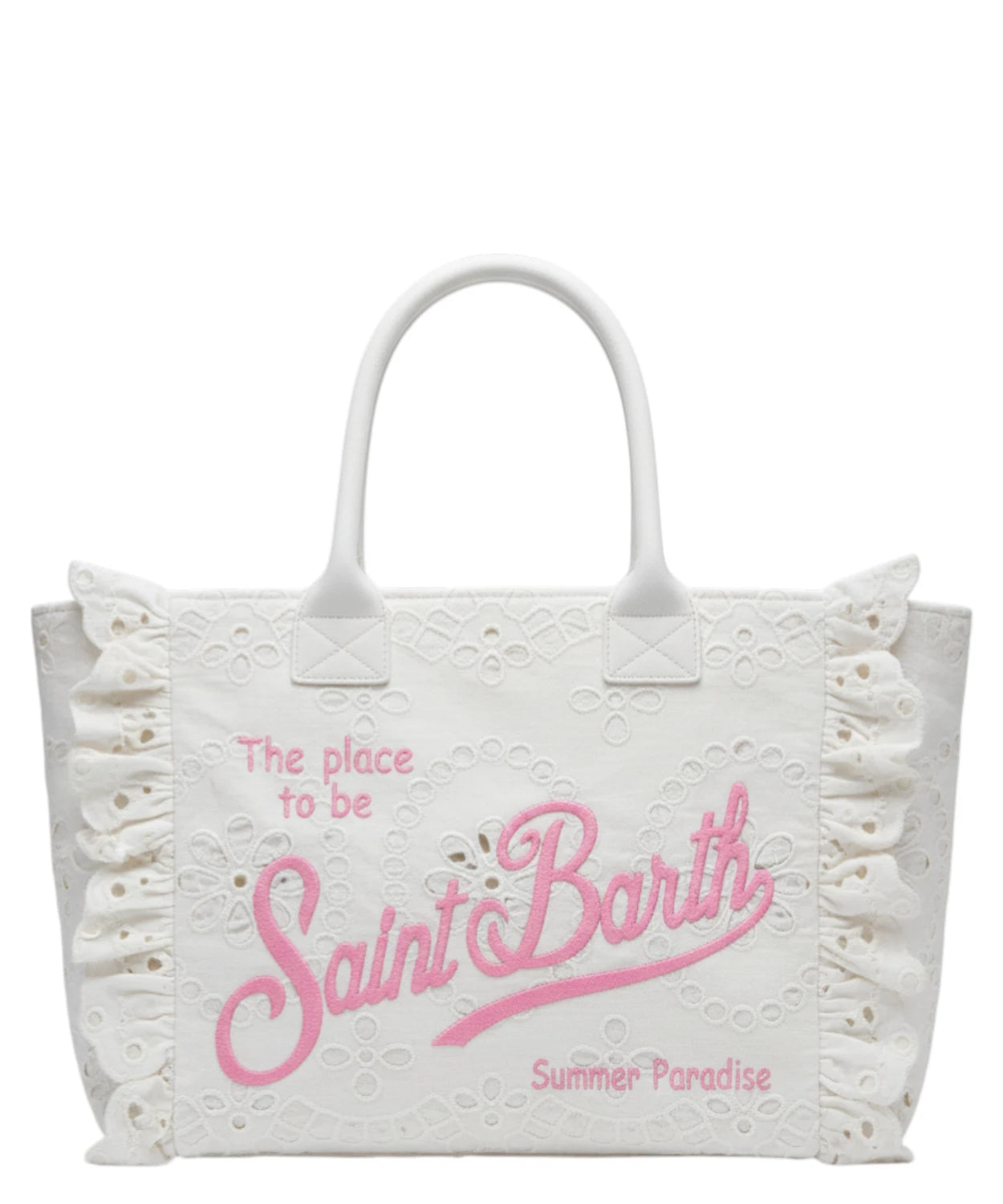 Sac Vanity MC2 Saint Barth en dentelle Sangallo