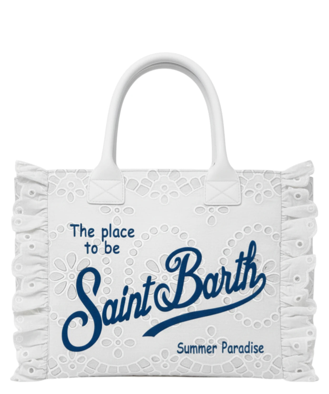 Sac Vanity MC2 Saint Barth en dentelle Sangallo