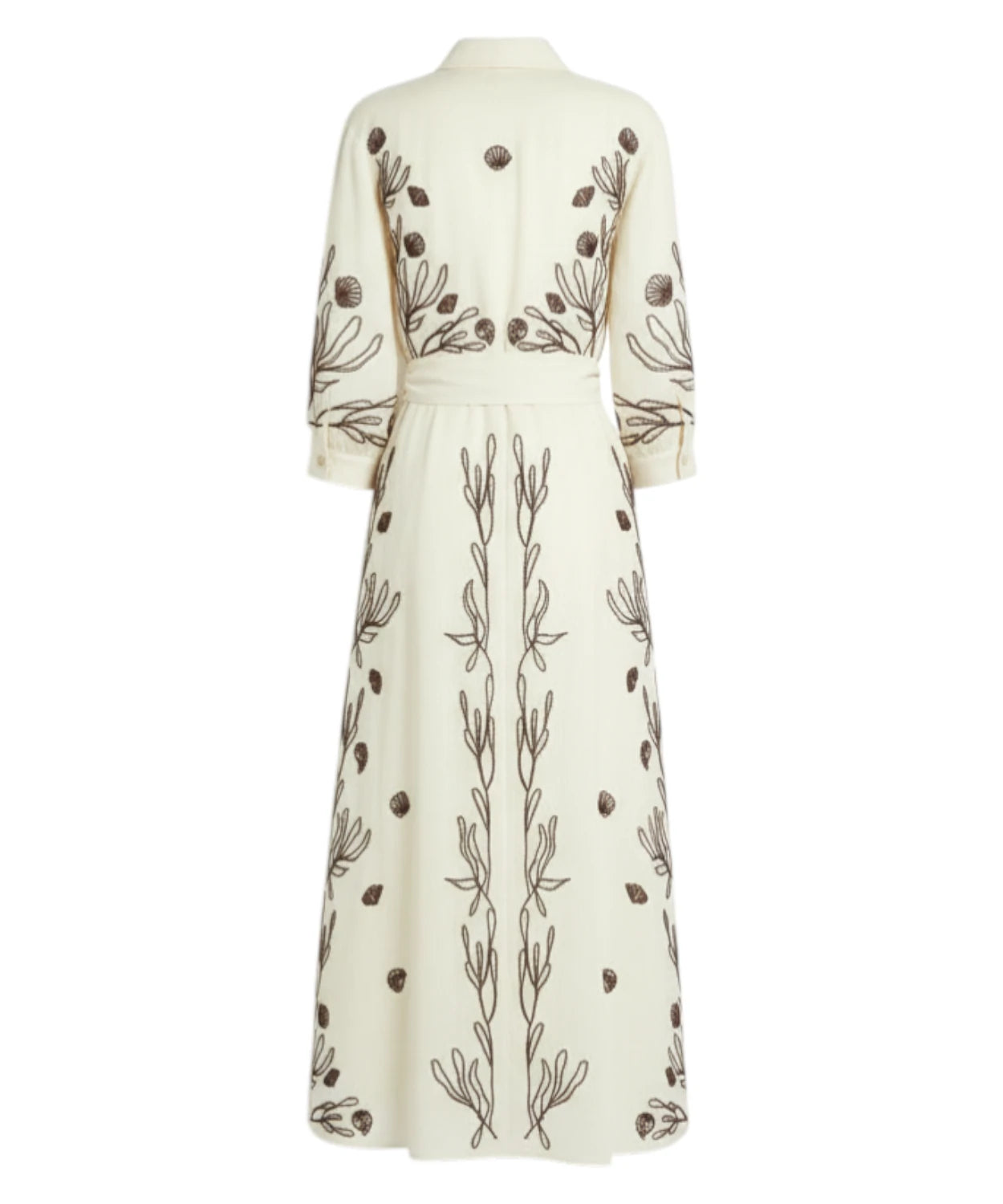 Marella Abito Chemisier BANDA con Ricamo