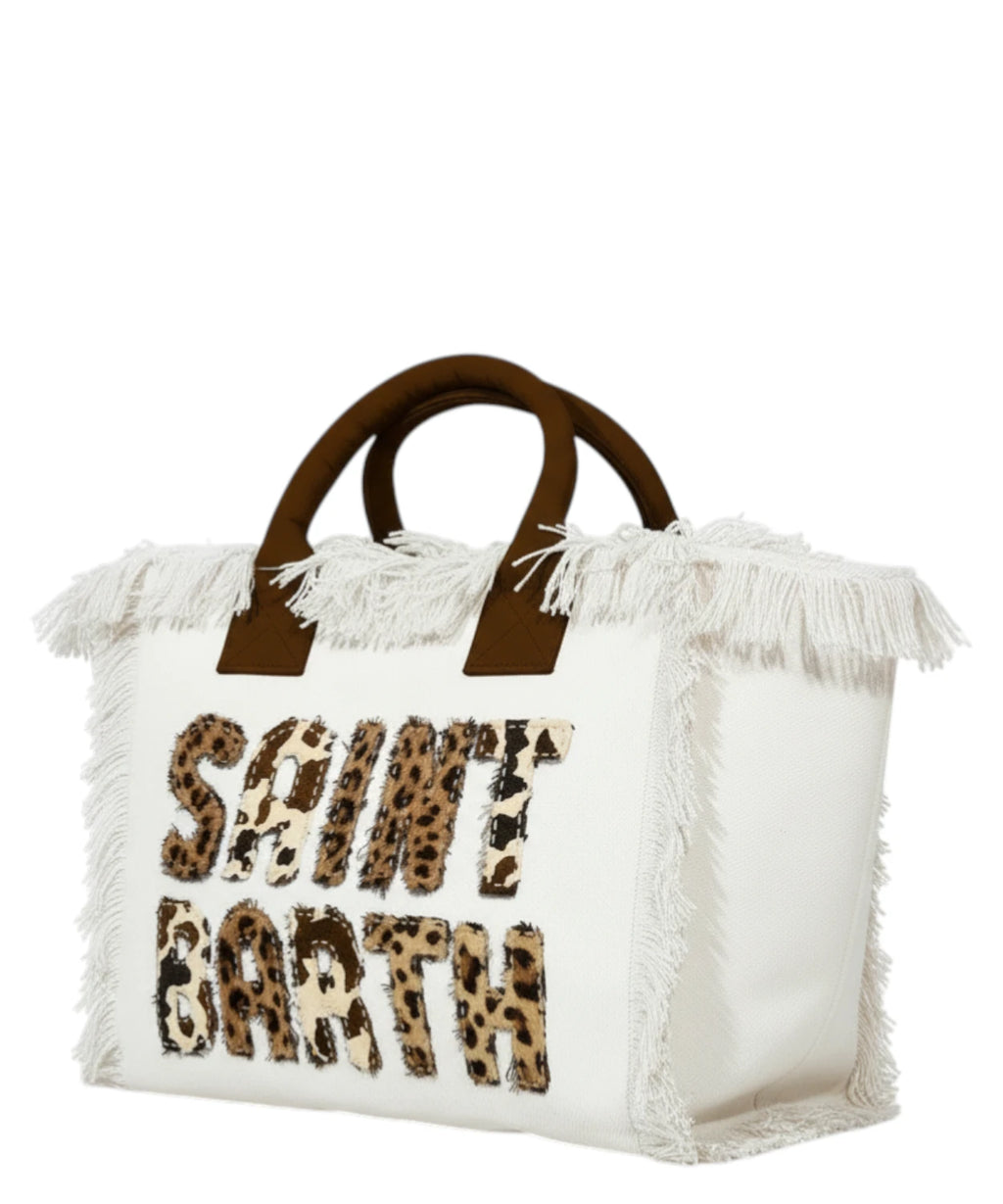 Sac Colette en toile avec patch MC2 Saint Barth