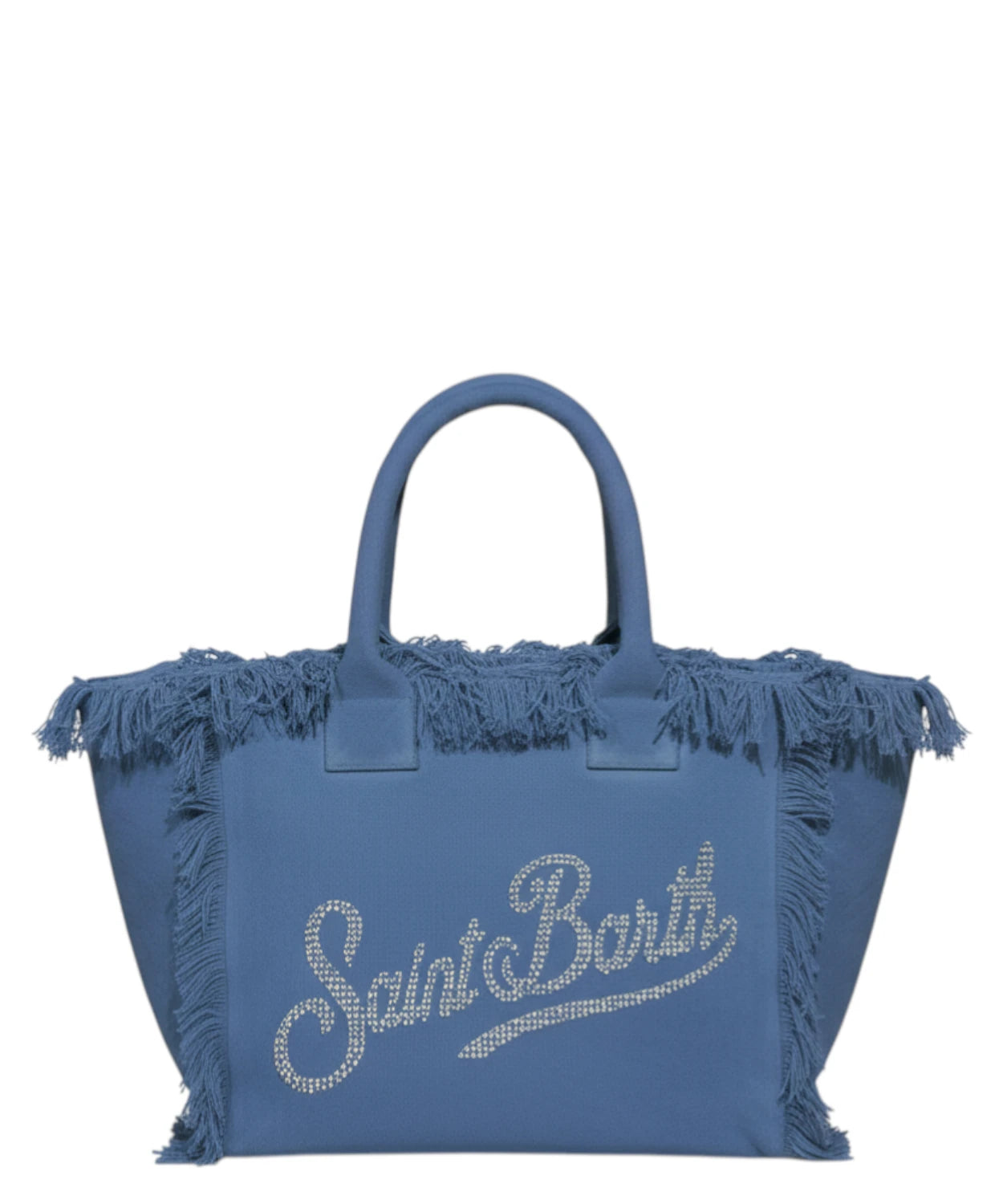 Borsa Colette MC2 Saint Barth Canvas con Logo Strass