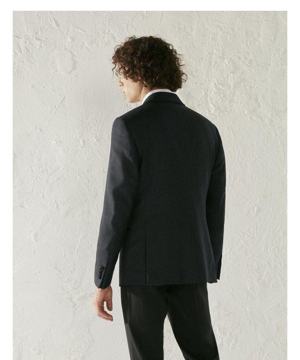 Giacca smoking blu con dettaglio in lurex - kosmo 5