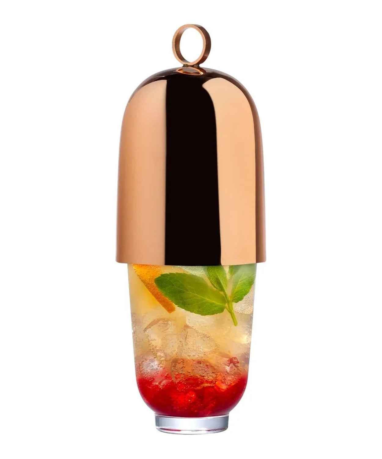 Shaker Hepburn NUDE in cristallo senza piombo