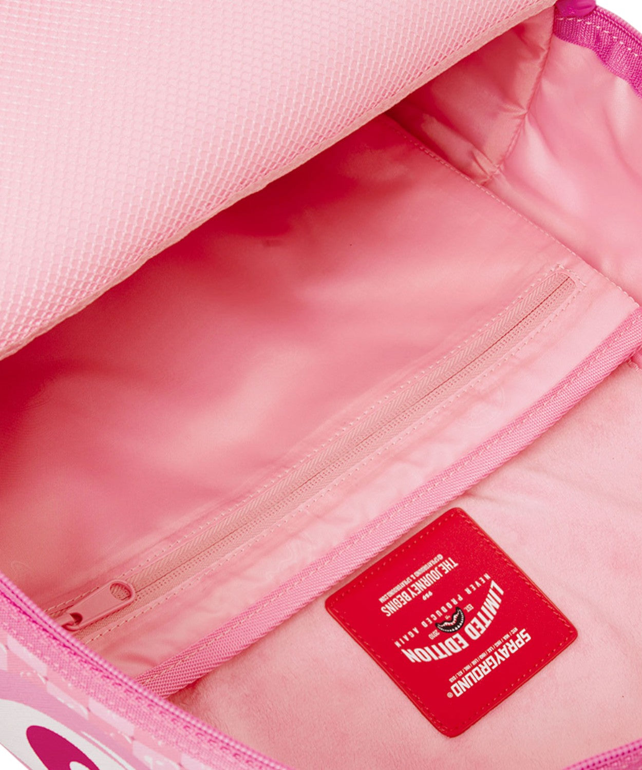 Zaino sprayground rosa check per streetwear