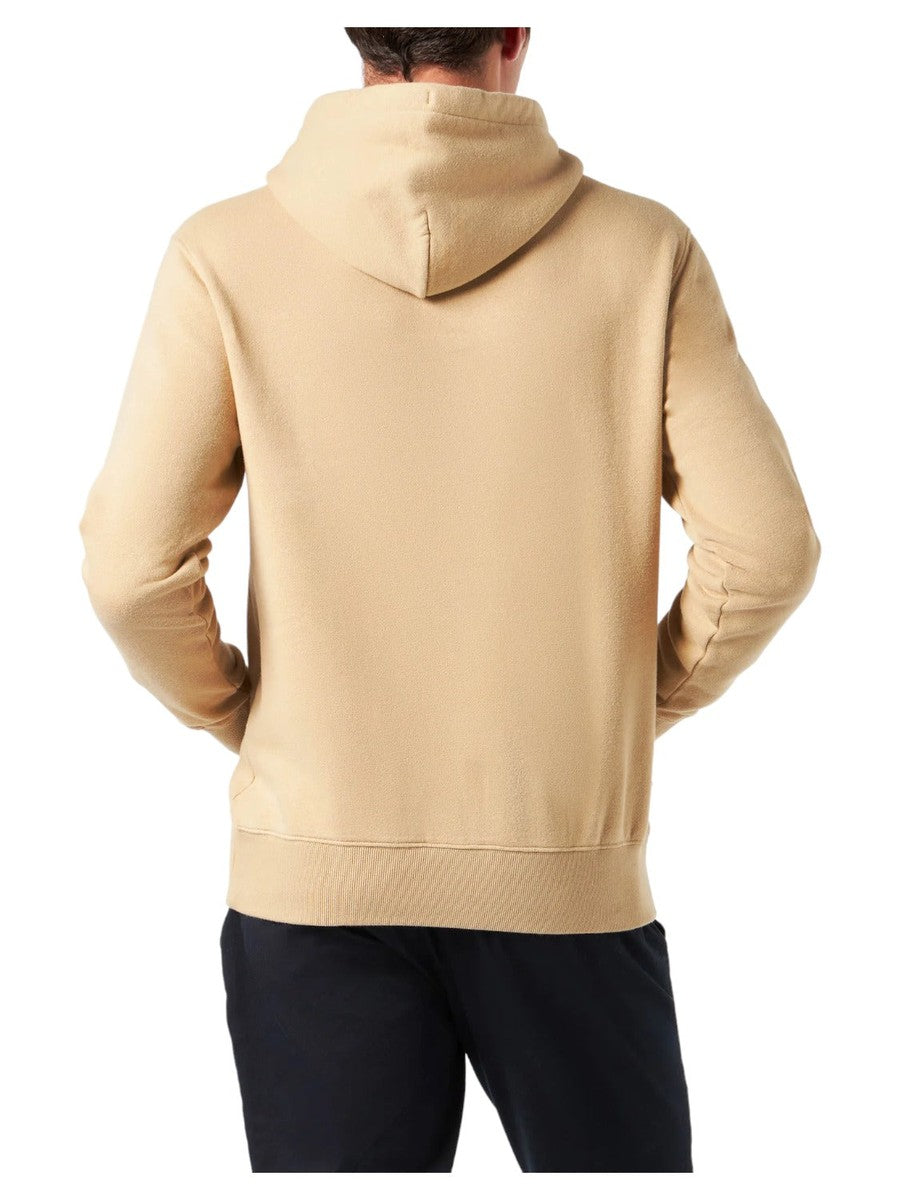 Felpa da uomo beige con patch Cortina-Mc2 Saint Barth-Felpe-Vittorio Citro Boutique