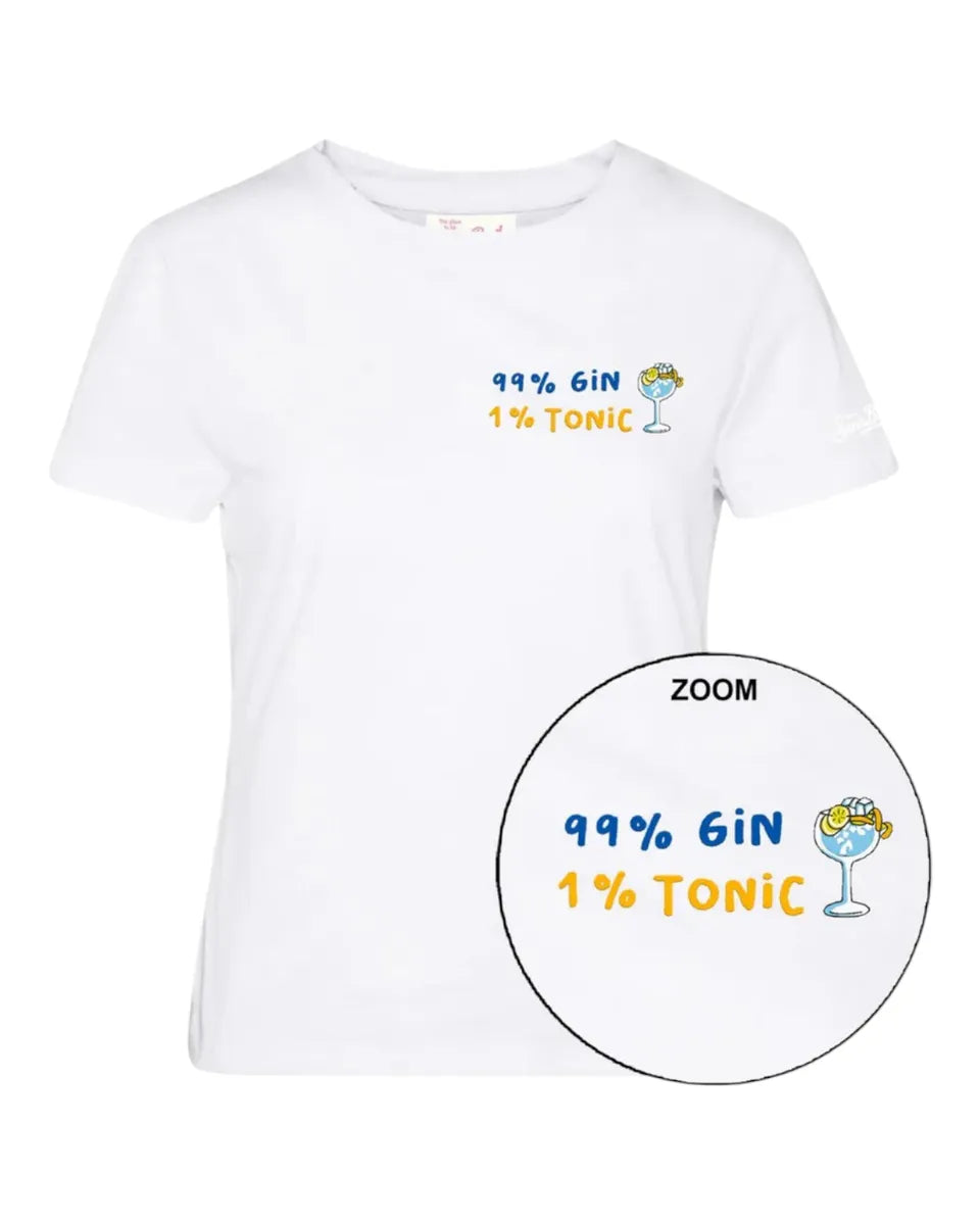 T-shirt Emilie 99% Gin 1% Tonic-Mc2 Saint Barth-T-shirt-Vittorio Citro Boutique