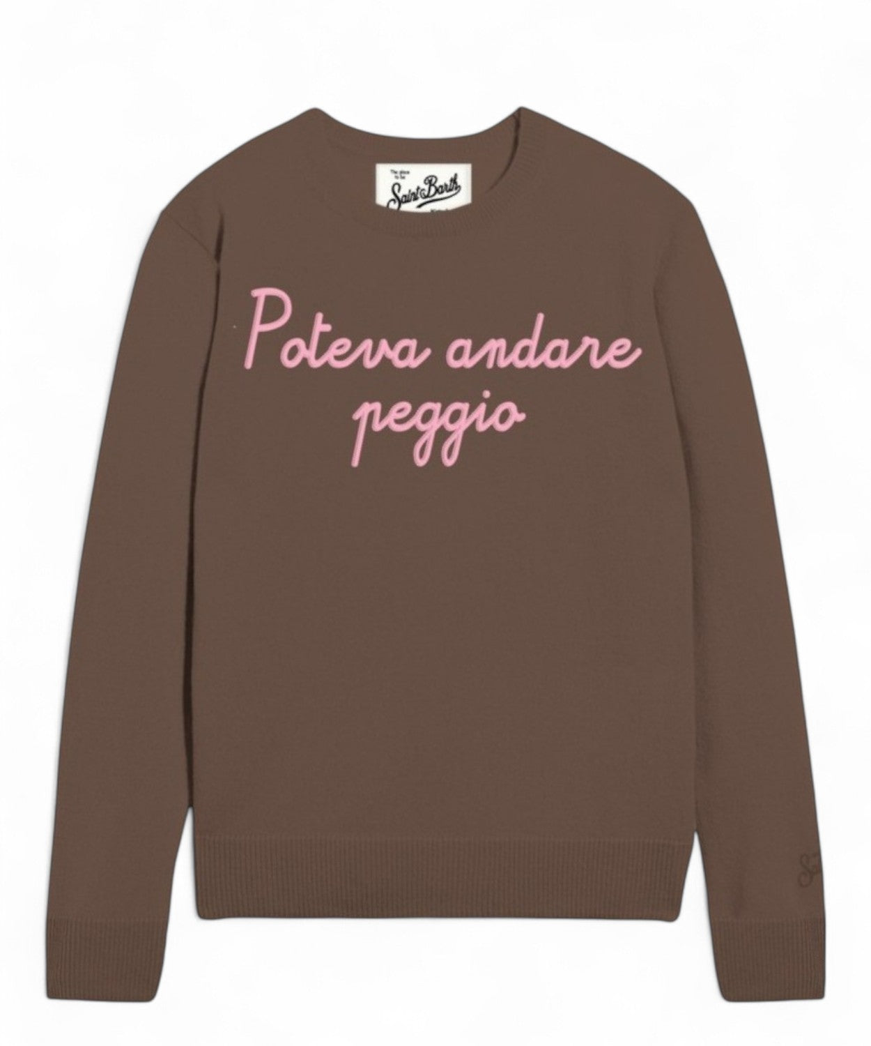 Maglione girocollo New Queen "Poteva andare peggio"-Mc2 Saint Barth-Maglieria-Vittorio Citro Boutique