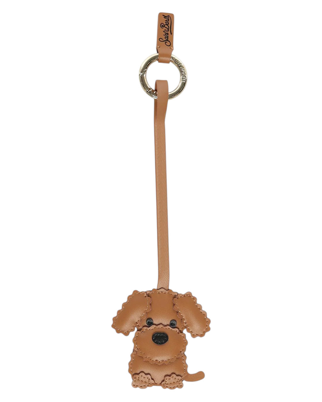 Porte-clés en cuir - Chien MC2 Saint Barth
