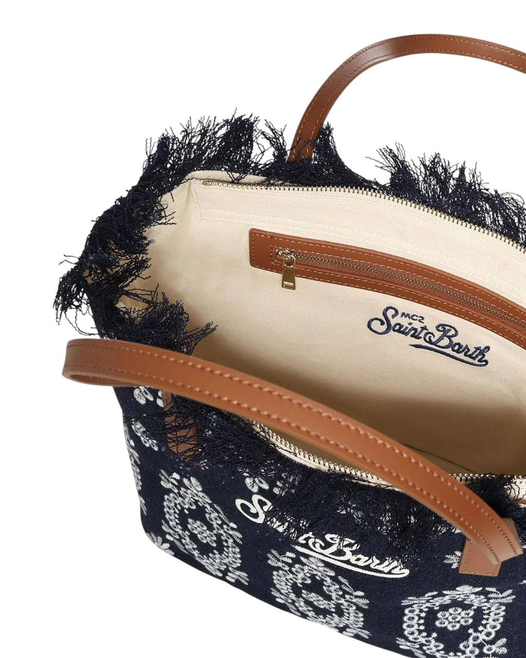 Sac Shopper City Medium Sangallo avec Franges et Zip