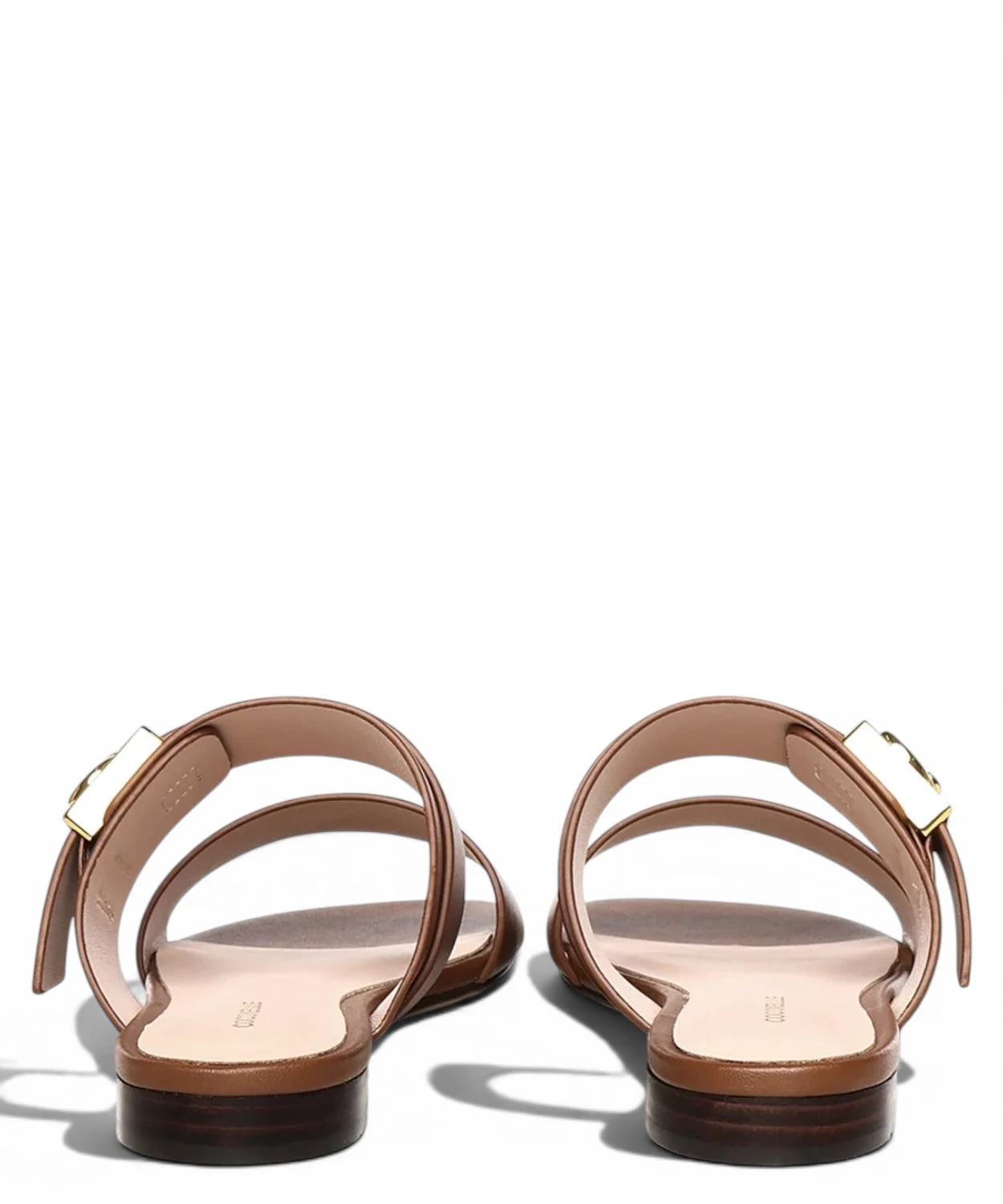 Sandales plates Coccinelle C-Me Lock en cuir