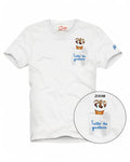 T-shirt Cornetto in cotone con ricamo | Algida® Edizione Speciale-Mc2 Saint Barth-T-shirt-Vittorio Citro Boutique