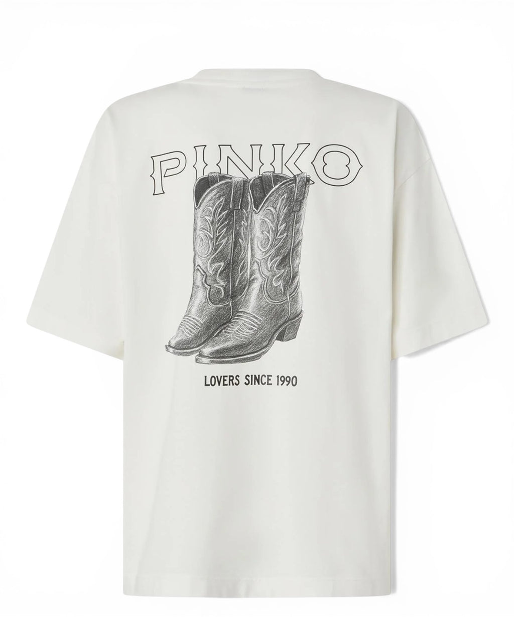 T-shirt Pinko Carmagnola avec logo vintage Texas