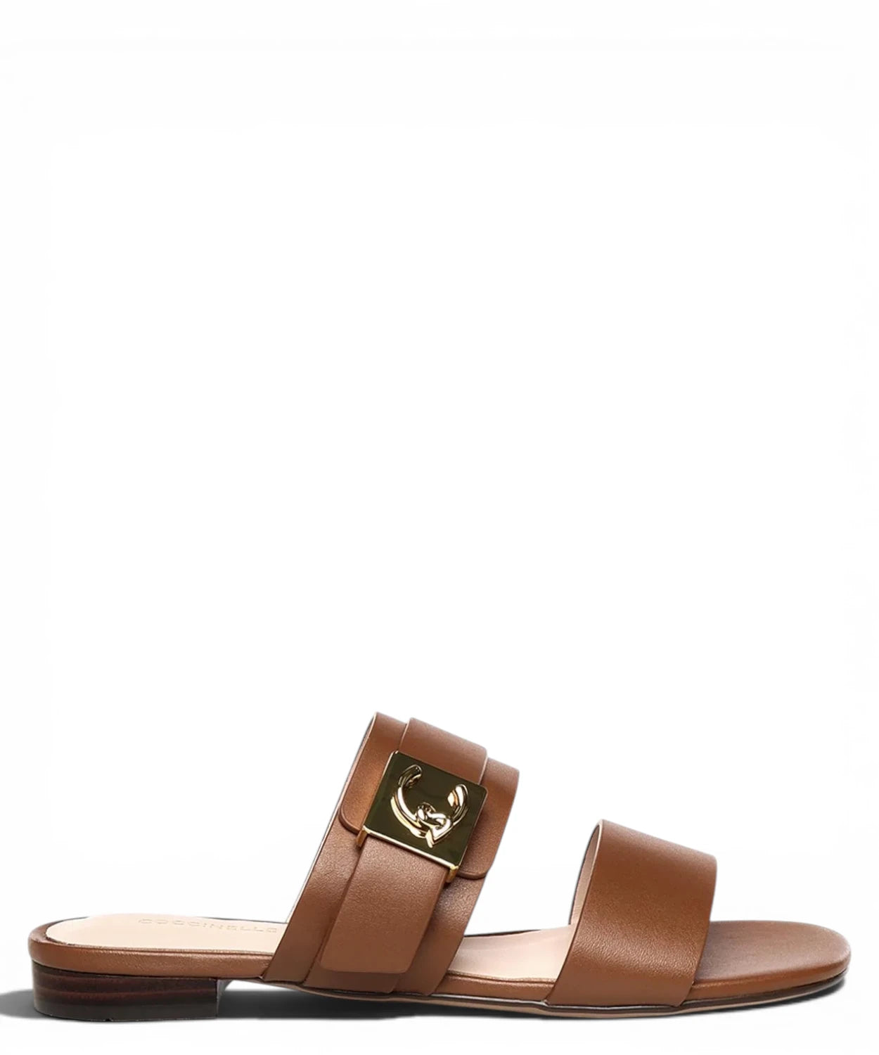 Sandales plates Coccinelle C-Me Lock en cuir
