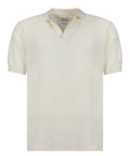 Polo homme en coton ajouré MC2 Saint Barth
