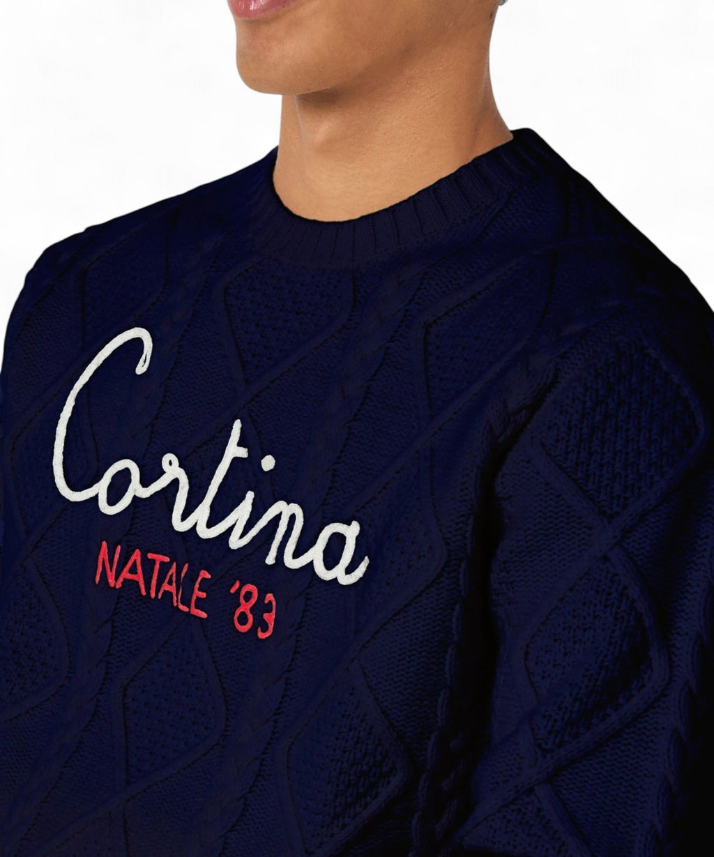 MC2 Saint Barth Pull Bergen col rond Cortina Natale '83