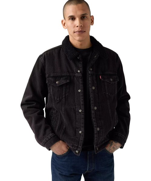 Giacca in denim Levi’s Sherpa Trucker Type III con fodera sherpa