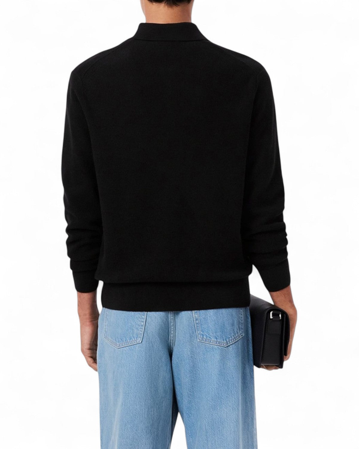 Maglione con Zip in Cotone e Lana-LACOSTE-Maglieria-Vittorio Citro Boutique