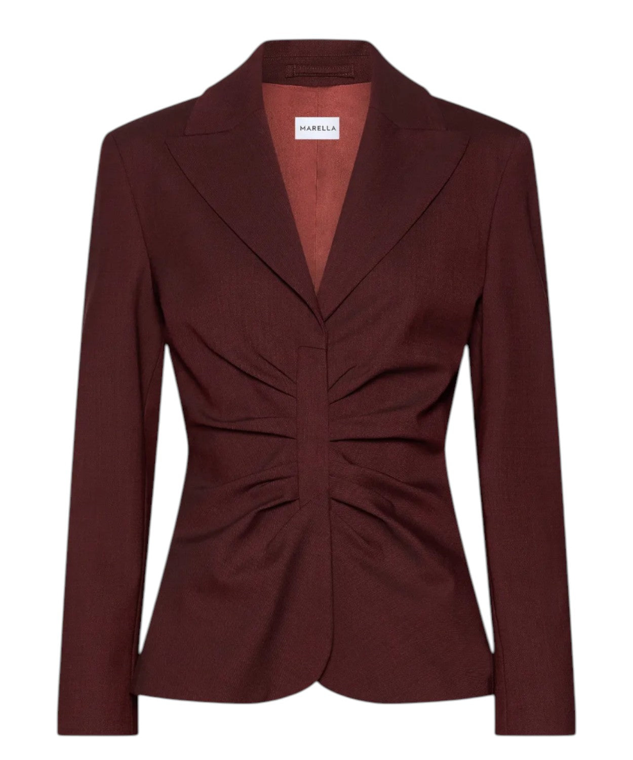 Giacca Donna Elegante in Twill Stretch con Arricci