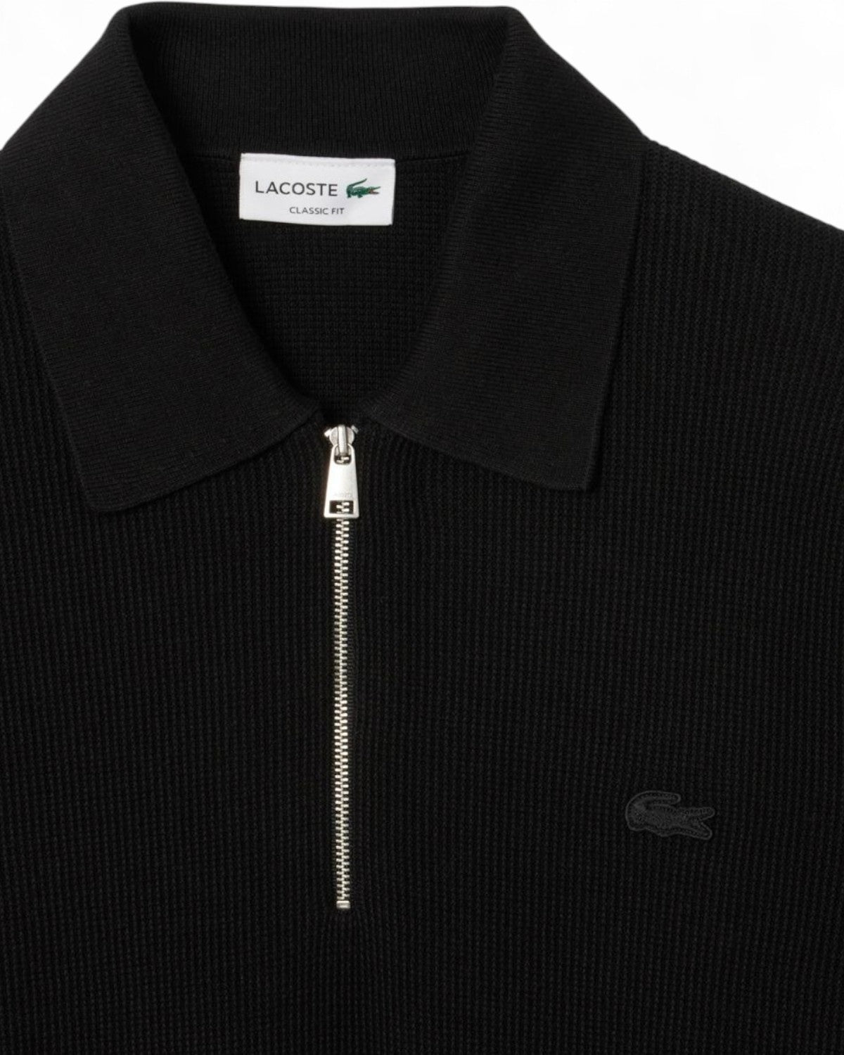 Maglione con Zip in Cotone e Lana-LACOSTE-Maglieria-Vittorio Citro Boutique