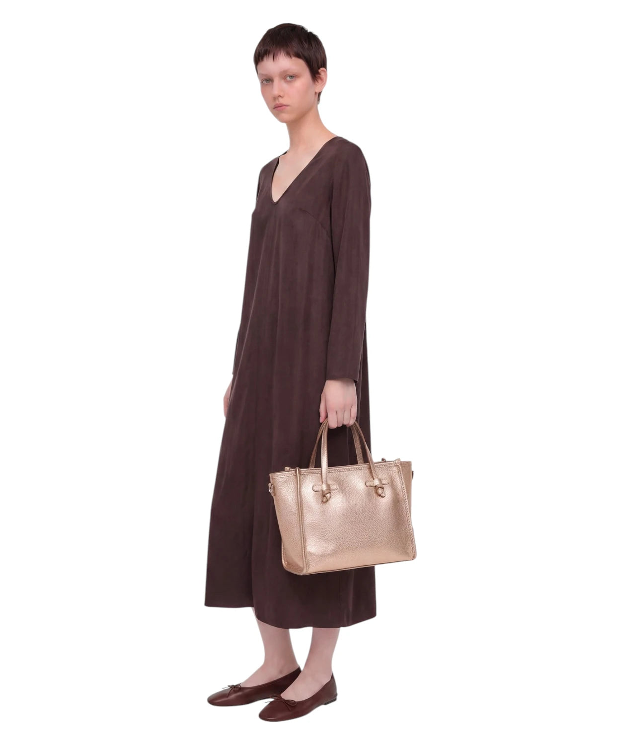 Sac Miss Marcella 32 Gianni Chiarini en cuir double grain avec bandoulière
