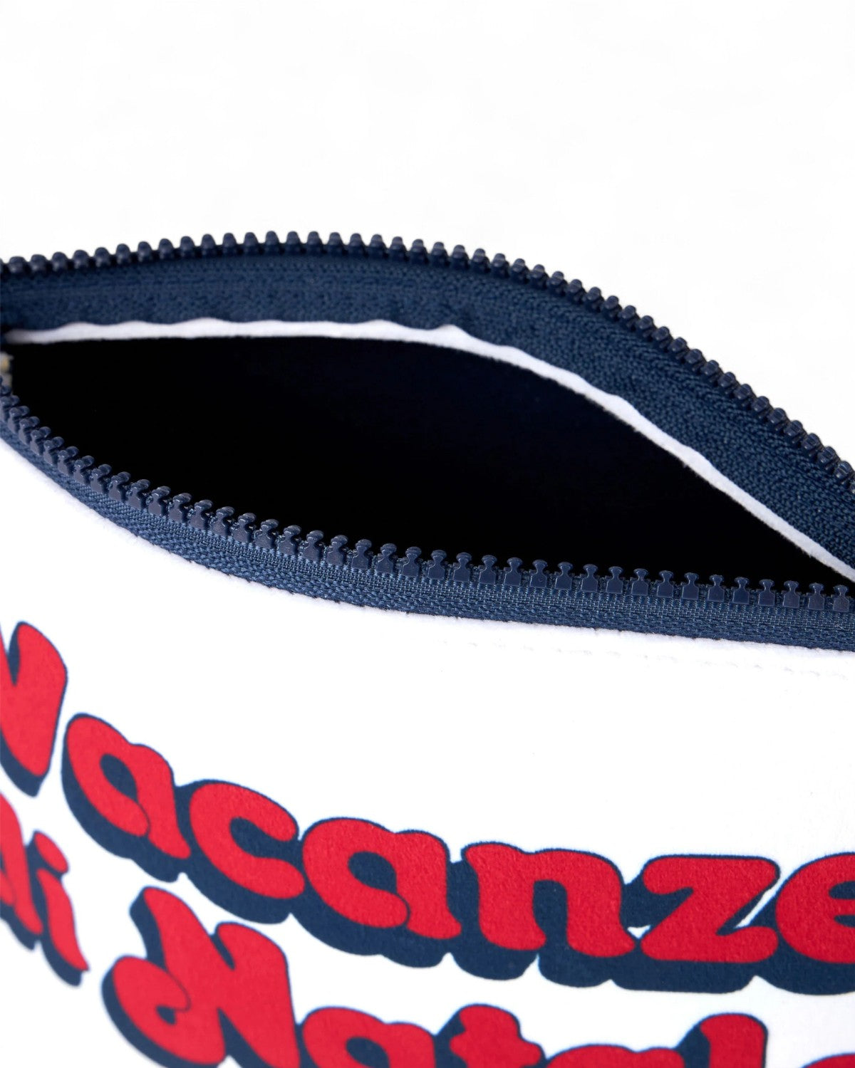 Pochette Aline in lana con stampa Vacanze di Natale-Vittoriocitro-Vittorio Citro Boutique