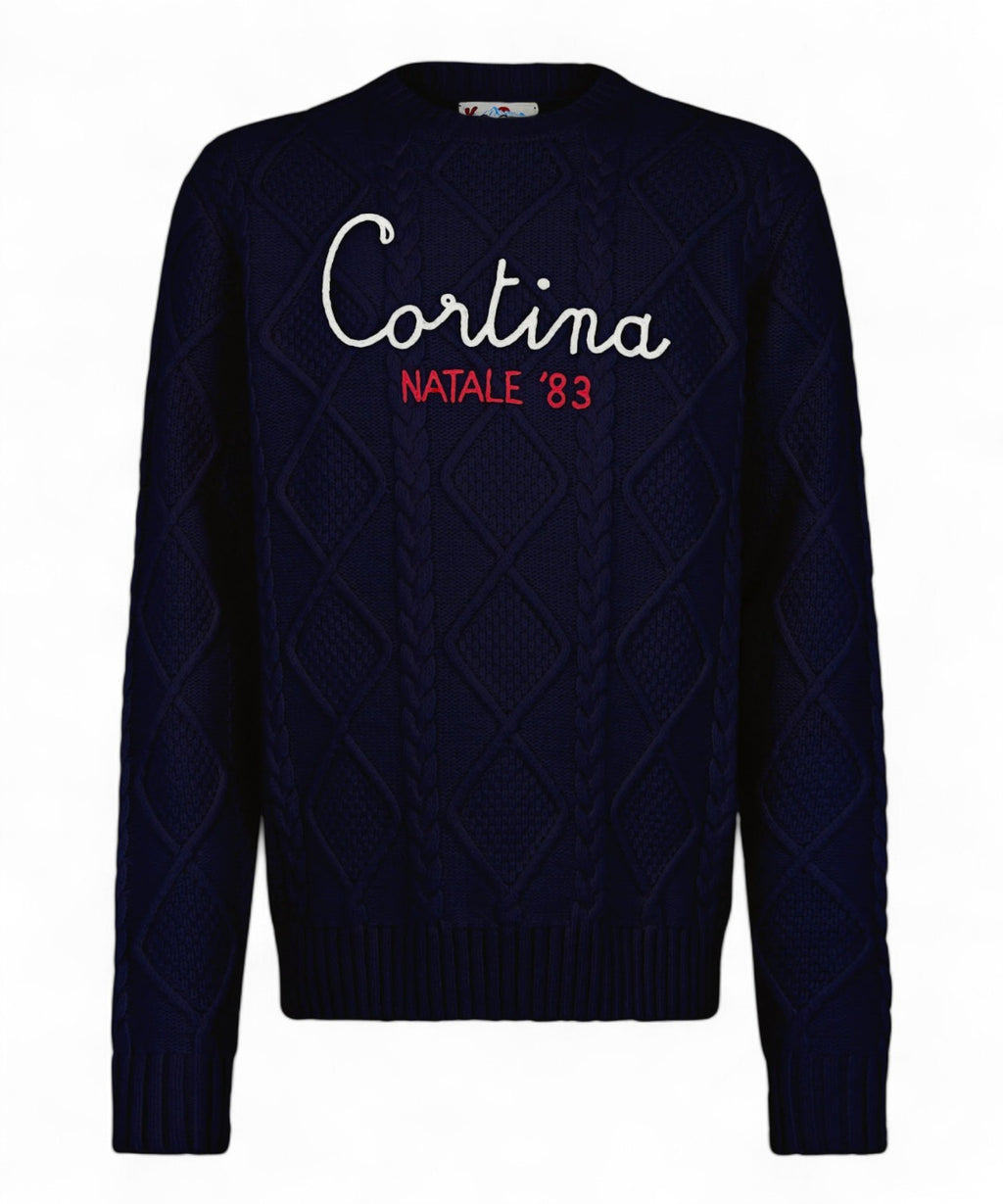 MC2 Saint Barth Pull Bergen col rond Cortina Natale '83
