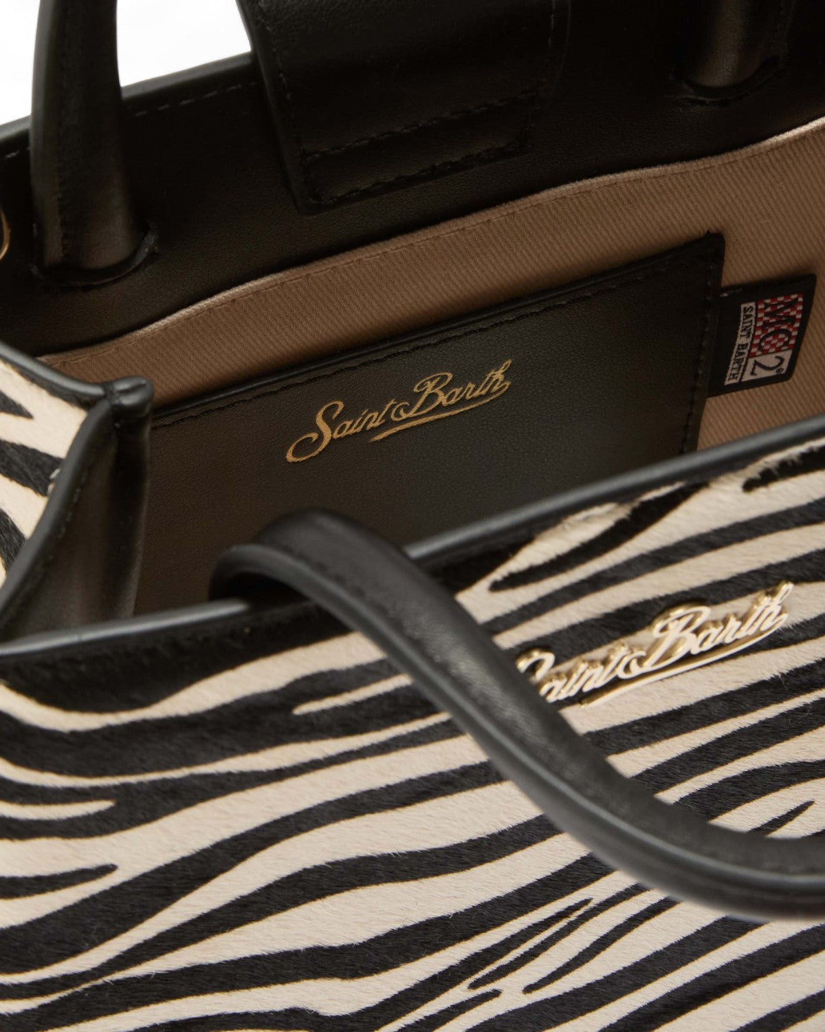 Shop Bag Mini in Pelle e Cavallino con Tracolla Removibile-Mc2 Saint Barth-Borse a spalla-Vittorio Citro Boutique