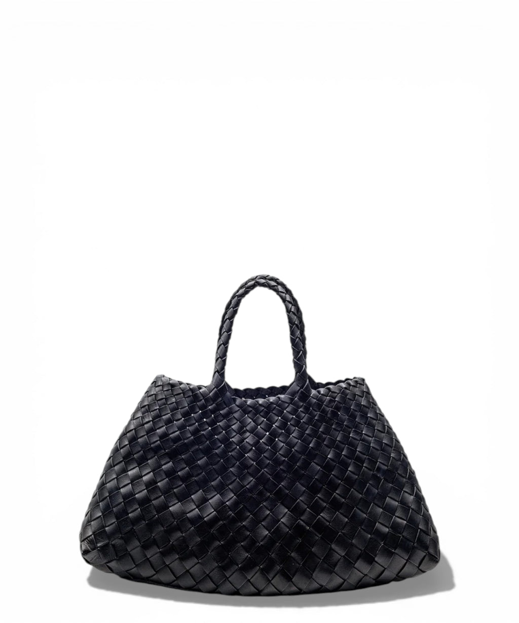 Sac tressé Santa Croce Small en cuir