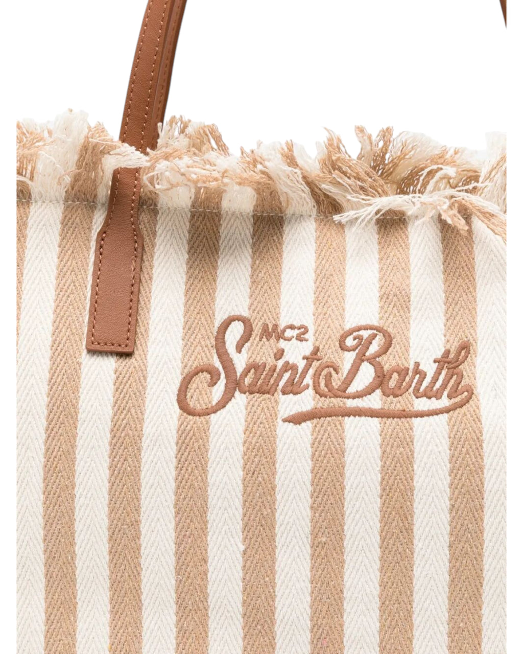 Sac Shopper City MC2 Saint Barth en toile rayée