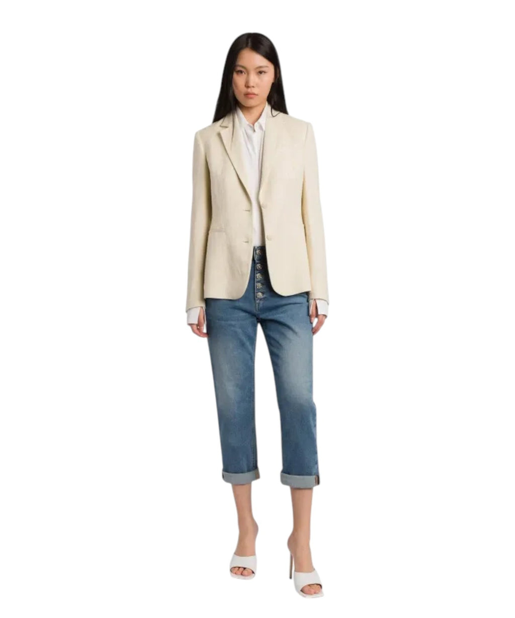 Jeans Dondup Koons coupe ample en denim stretch