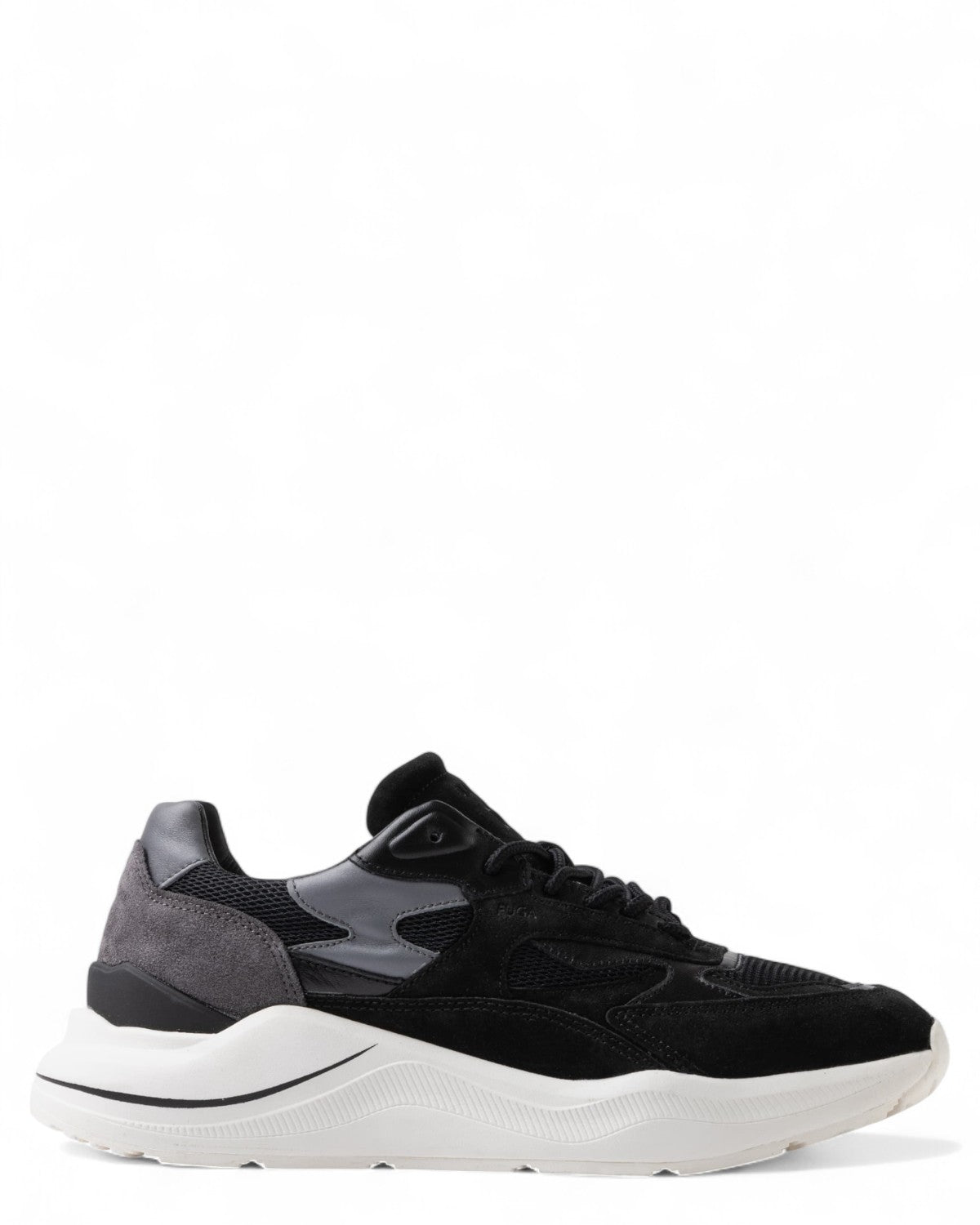 Sneakers FG Mesh Gray in Pelle e Tessuto-D.A.T.E.-Sneakers-Vittorio Citro Boutique