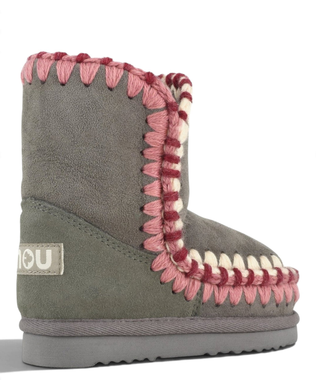 Mou Eskimo Kid Overstitch en peau lainée double face