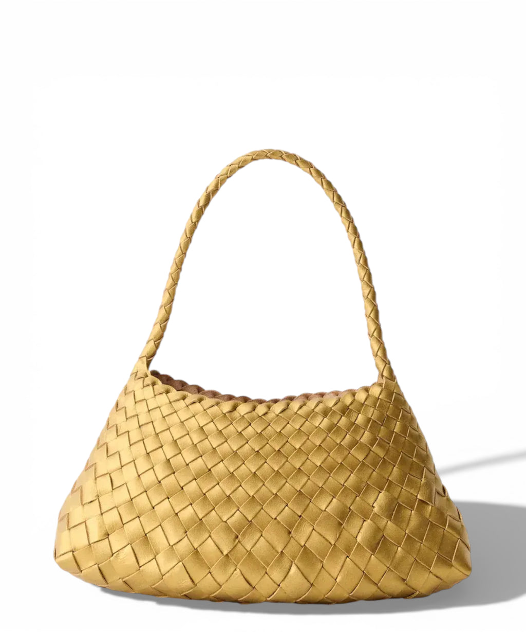 Sac Dragon en cuir tressé Rosanna
