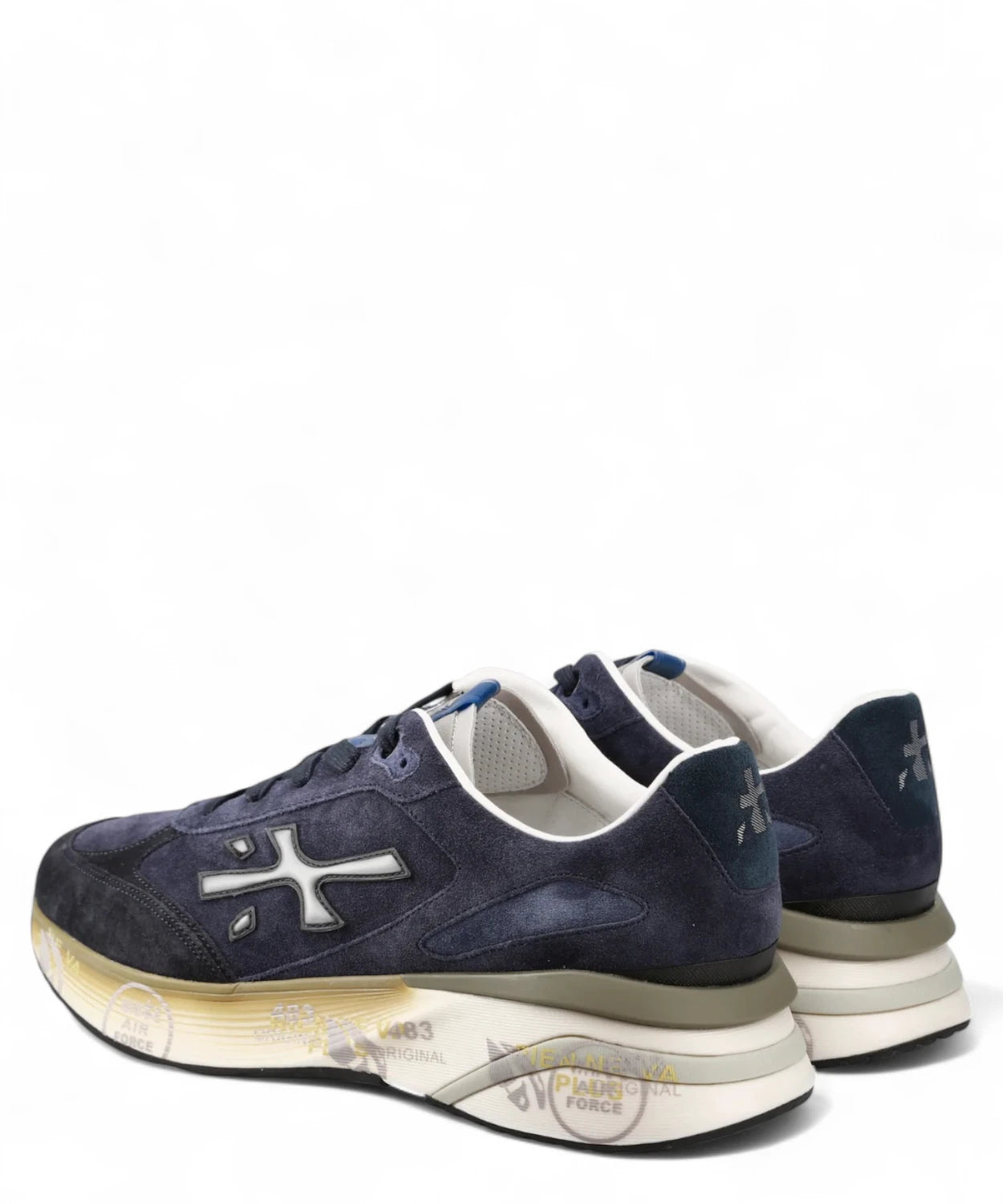 Sneakers Premiata Moerun 7776 - Comfort e Design, retro e lato visibili con finiture in pelle e suola tecnica per l'inverno uomo.