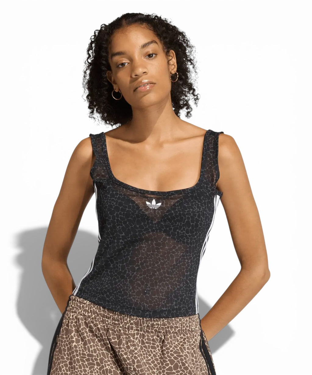 Débardeur Adidas Originals Animalier Coupe Slim