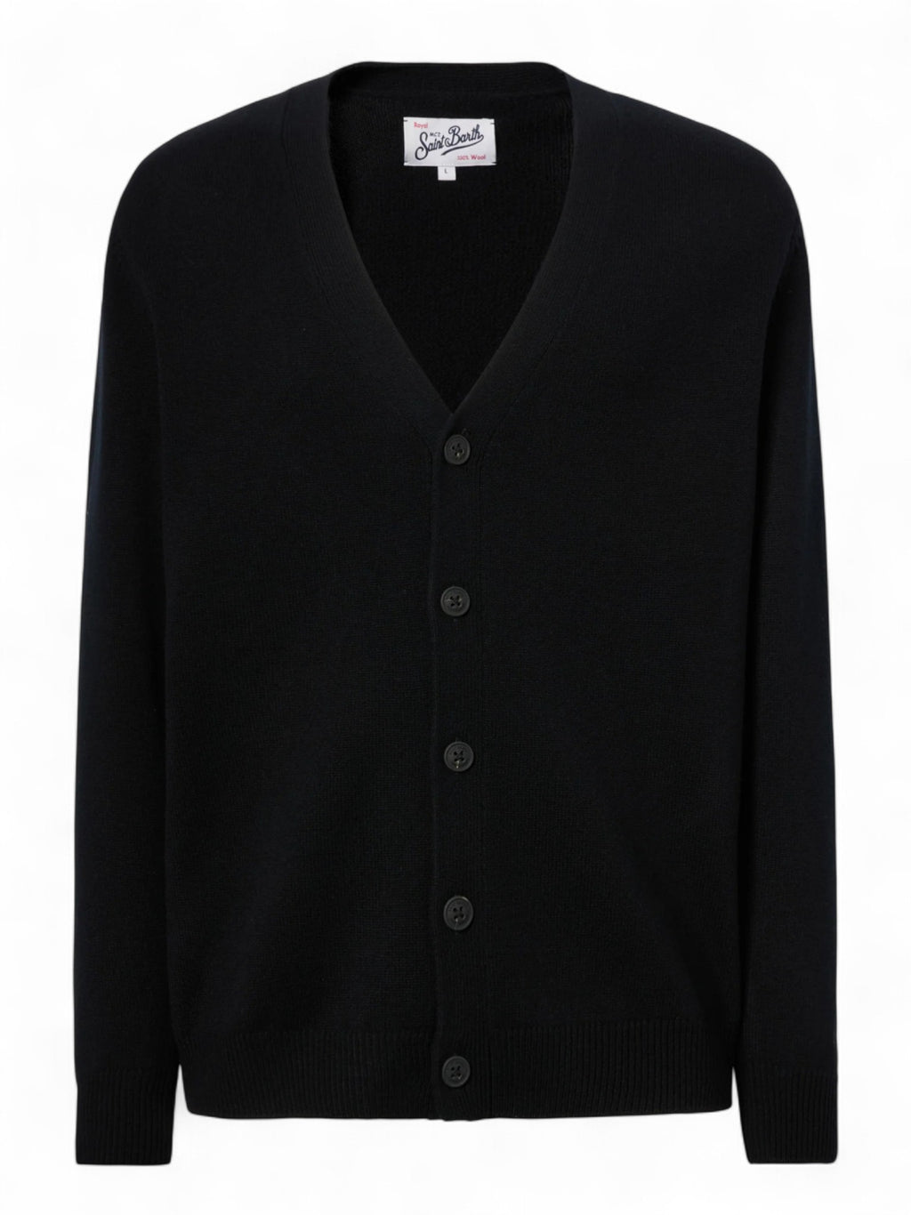 Cardigan Herrison in pura lana a coste inglesi-Mc2 Saint Barth-Maglieria-Vittorio Citro Boutique