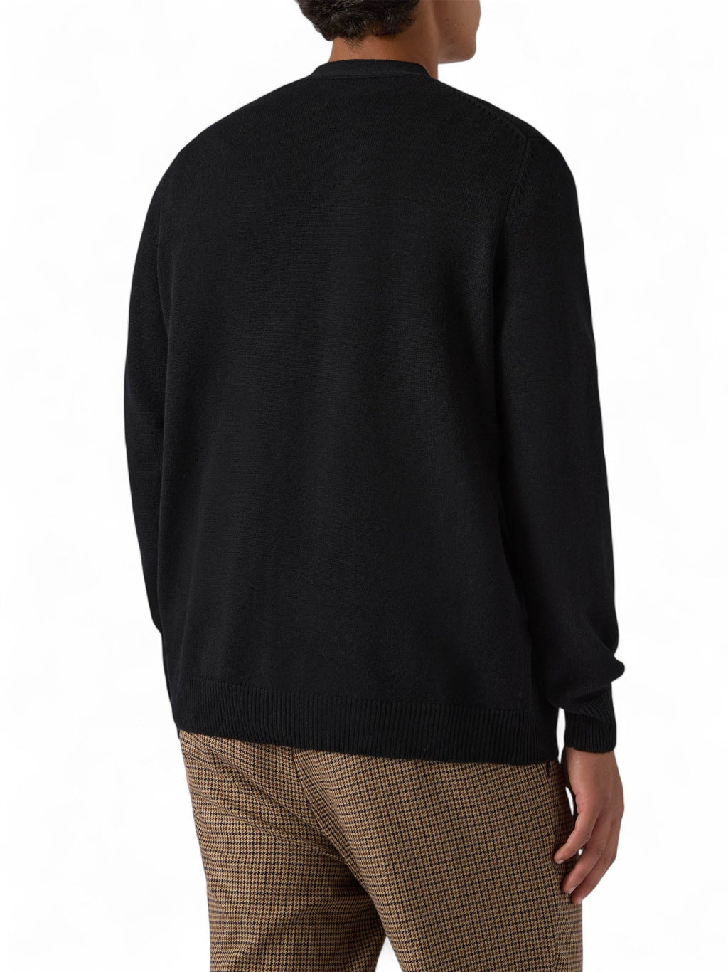 Cardigan Herrison in pura lana a coste inglesi-Mc2 Saint Barth-Maglieria-Vittorio Citro Boutique