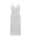 Robe Longuette en Dentelle et Paillettes