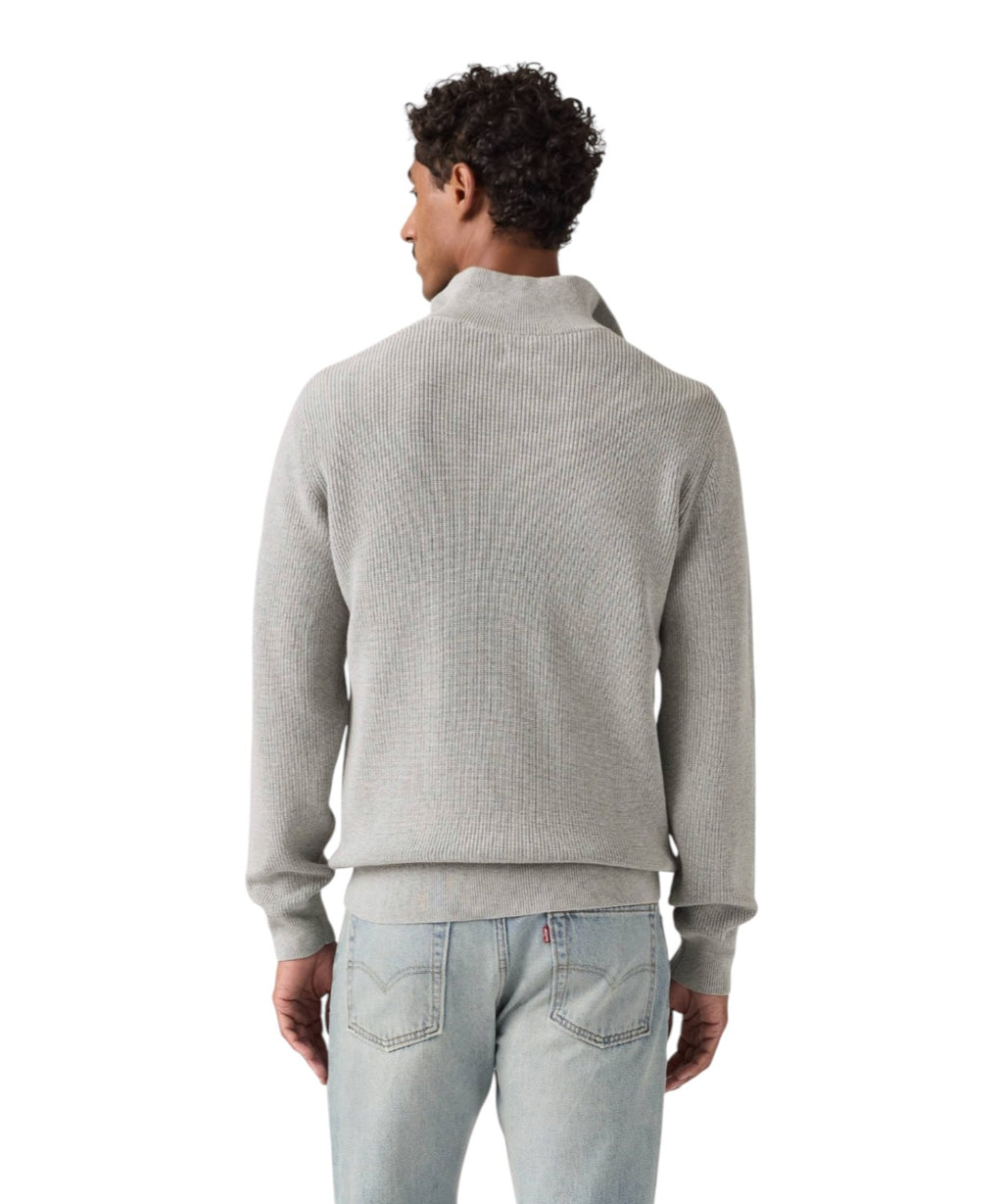 Sweat-shirt Housemark à demi-zip en coton