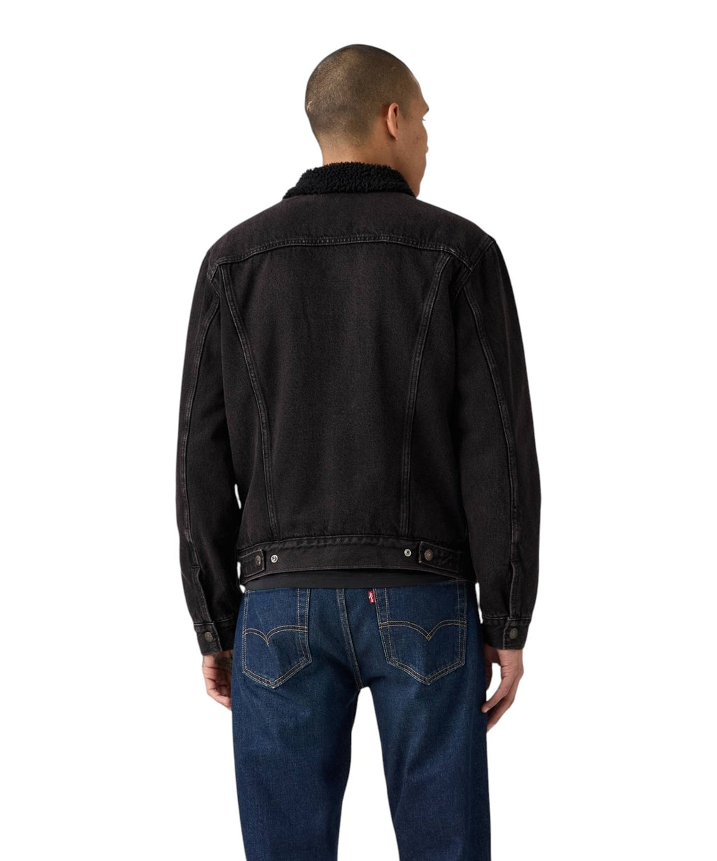 Giacca in denim Levi’s Sherpa Trucker Type III con fodera sherpa