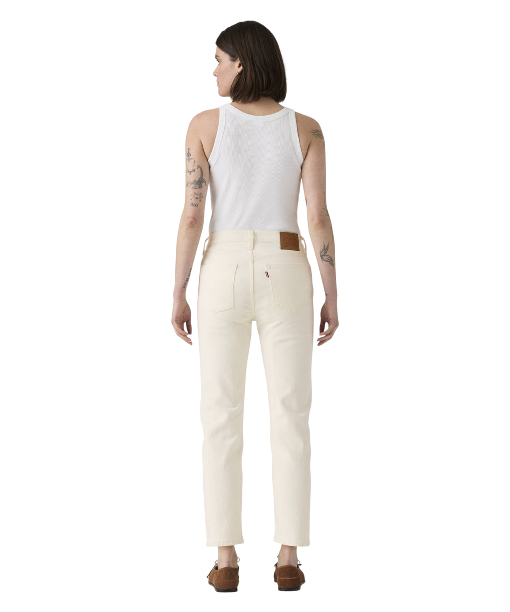 Jean Levi's 501 Crop Taille Haute Stretch